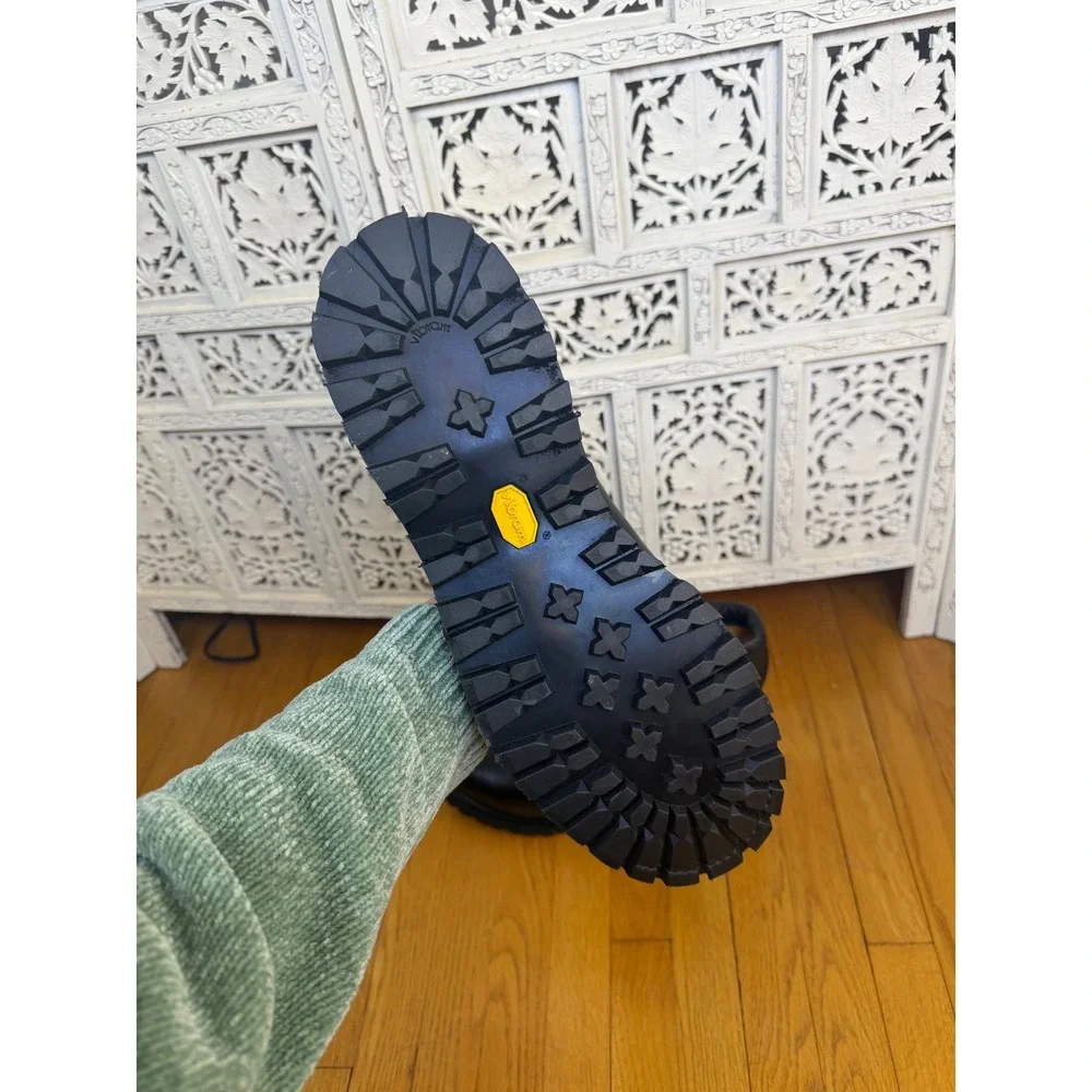 NEW Vibram Black Combat Boots Military Sz Mens 13.5 11 95 Lace Up‎ Insulated